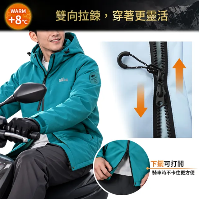 【JU SHOP】石墨烯保暖衝鋒外套 保暖外套 防潑水 防寒 男女可穿( 連帽外套 防風外套 男外套 外套 出國必備)