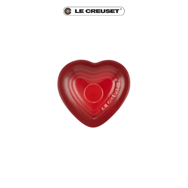 【Le Creuset】瓷器愛心烤盅300ml(櫻桃紅)