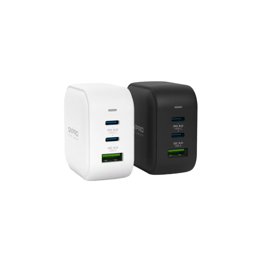 【ONPRO】UC-GAN65W 氮化鎵GaN 65W 3孔PD快充充電器(Pro2版)