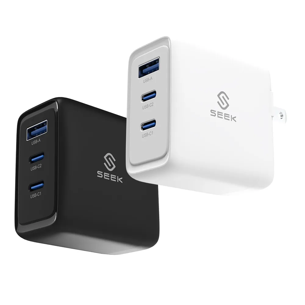 【SEEK】65W GaN氮化鎵電源供應器/充電器CU-P651(迷你尺寸、高溫保護)
