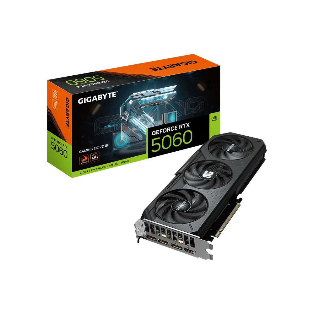 【GIGABYTE 技嘉】GeForce RTX 5060 GAMING OC V2 8G 顯示卡(GV-N5060GAMING OCV2-8GD)