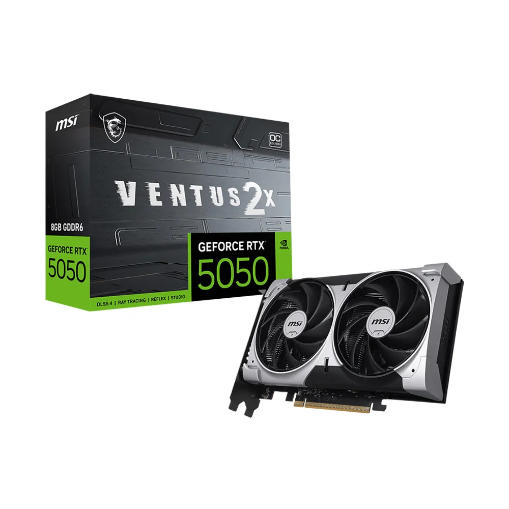 【MSI 微星】RTX 5050 8G VENTUS 2X OC 顯示卡