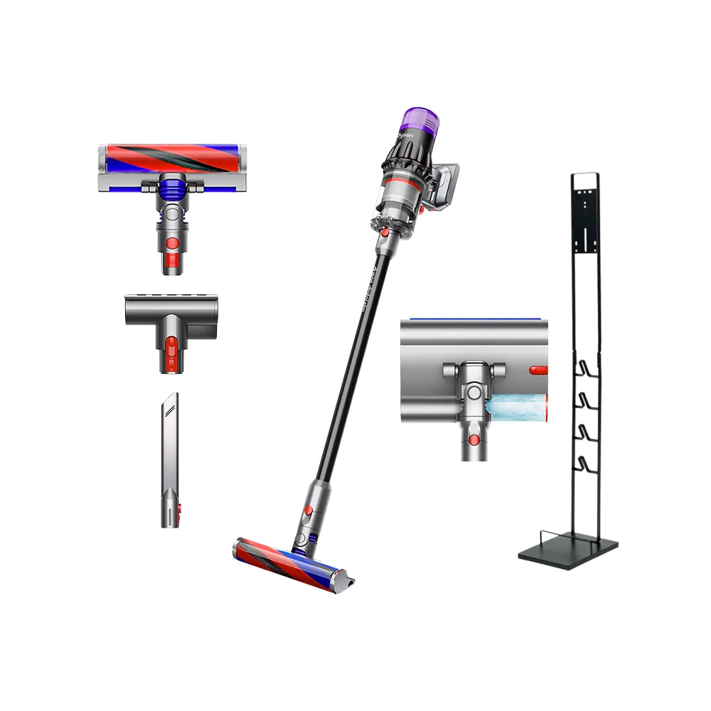 【dyson 戴森】Digital Slim Fluffy SV57 輕量強勁無線吸塵器 (銀灰色)