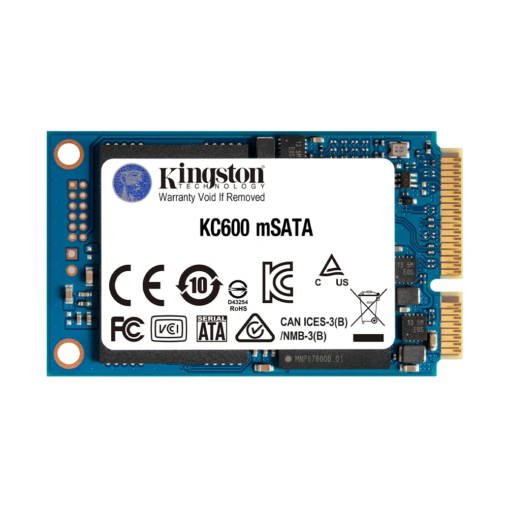 【Kingston 金士頓】KC600 256GB mSATA SSD 固態硬碟 (SKC600MS/256G)