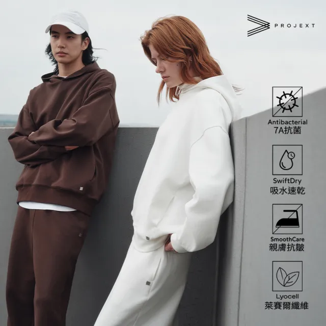 【PROJEXT】7A抗菌柔雲空氣連帽T 萊賽爾 親膚柔感 CloudTouch Hoodie
