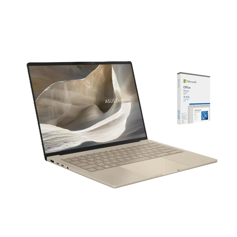 【ASUS 華碩】Office2024組★14吋Copilot+PC AI筆電(Zenbook A16 UX3407QA/Snapdragon X1 26 100/16G/512G)