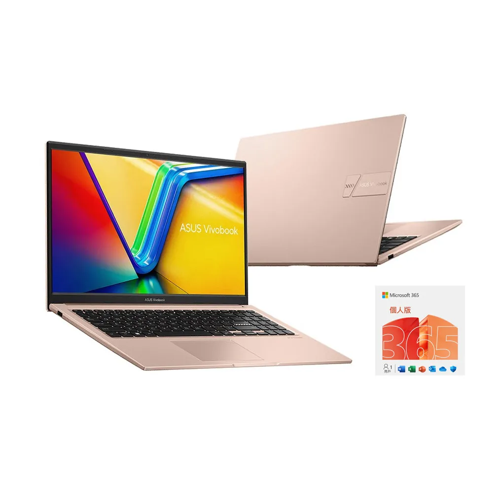 【ASUS 華碩】微軟M365組★15.6吋Core 5效能筆電(VivoBook X1504VA/Core 5-120U/8G/512G SSD/W11)