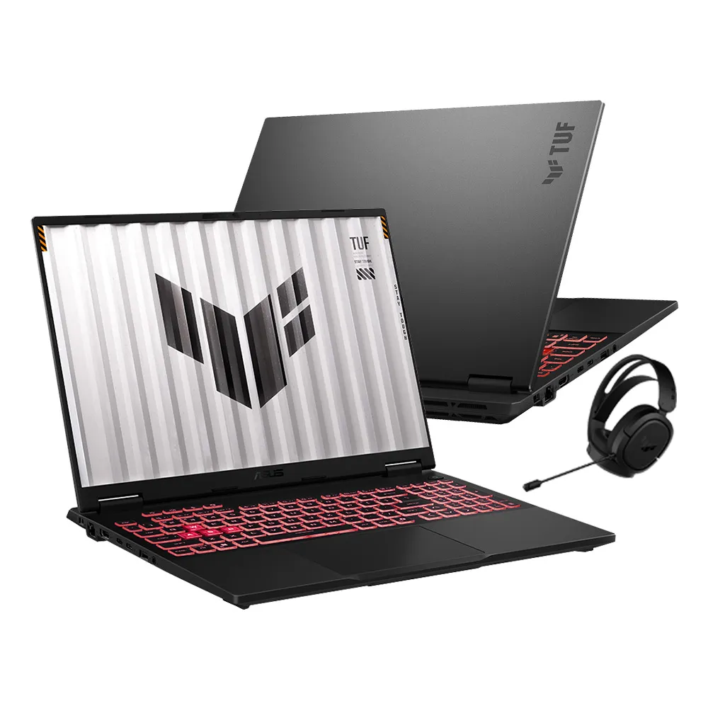 【ASUS 華碩】TUF耳機組★16吋GeForce RTX 5060 R7電競筆電(FA608UMI-0091A260H/R7-260/16G/512GB/W11)