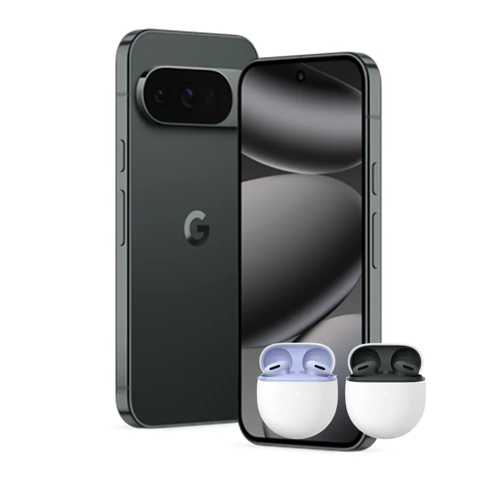 【Google】Pixel 10 Pro 5G+Buds 2A(16G/512G/Tensor G5/5000萬鏡頭畫素/AI手機)
