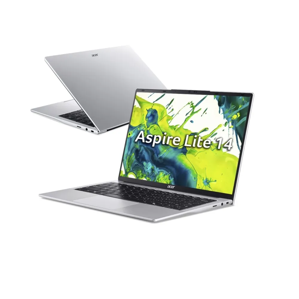 【Acer 宏碁】筆電包/滑鼠組★14吋四核心8G文書效能筆電(Aspire Lite/AL14-32P-C4QP/N150/8G/512G/W11)