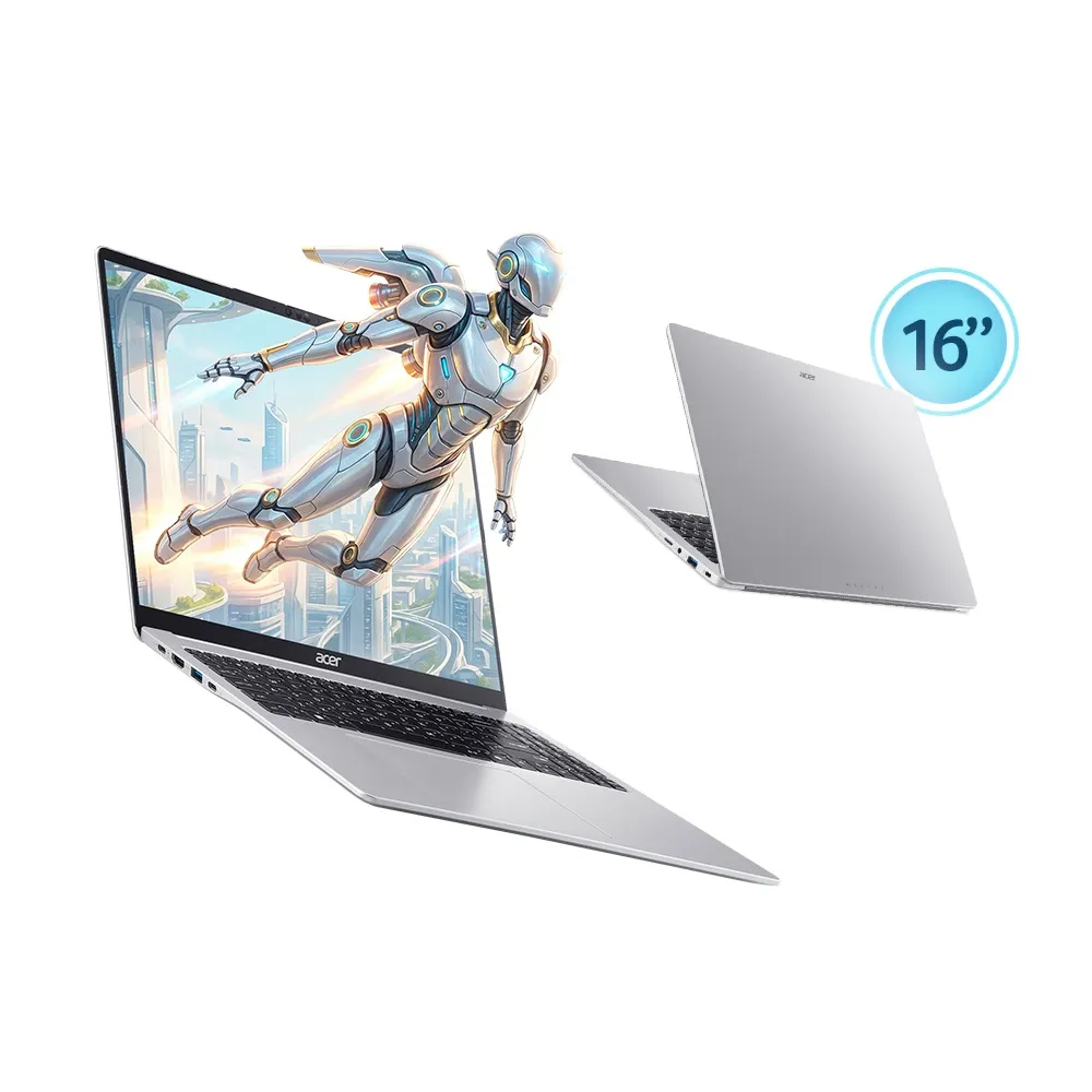 【Acer 宏碁】Office2024★16吋Ryzen AI 5文書筆電(Aspire Lite/AL16-63P-R7AF/R5-330/16G/512G/W11)