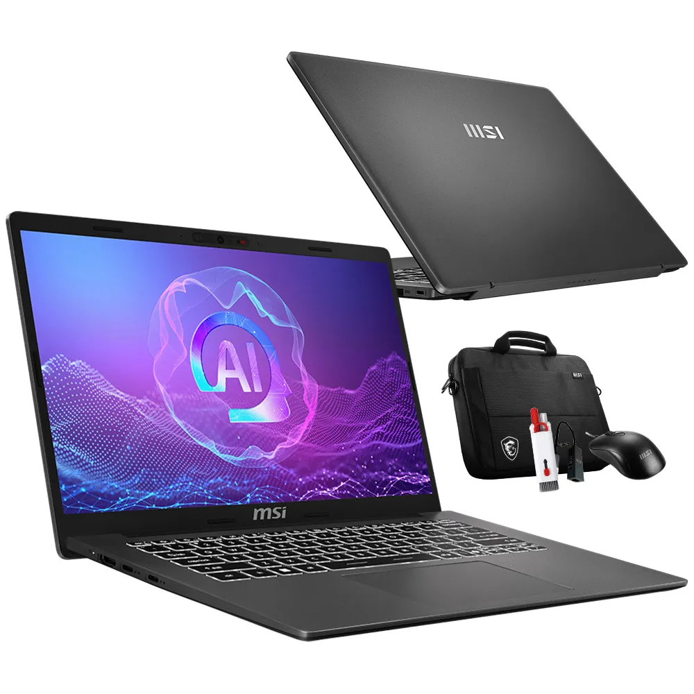 【MSI 微星】▲特仕版 14吋 商務筆電(Modern A14 AI+ F3HMG-026TW/Ryzen AI 5 330/16G/1T SSD/Win11/灰)