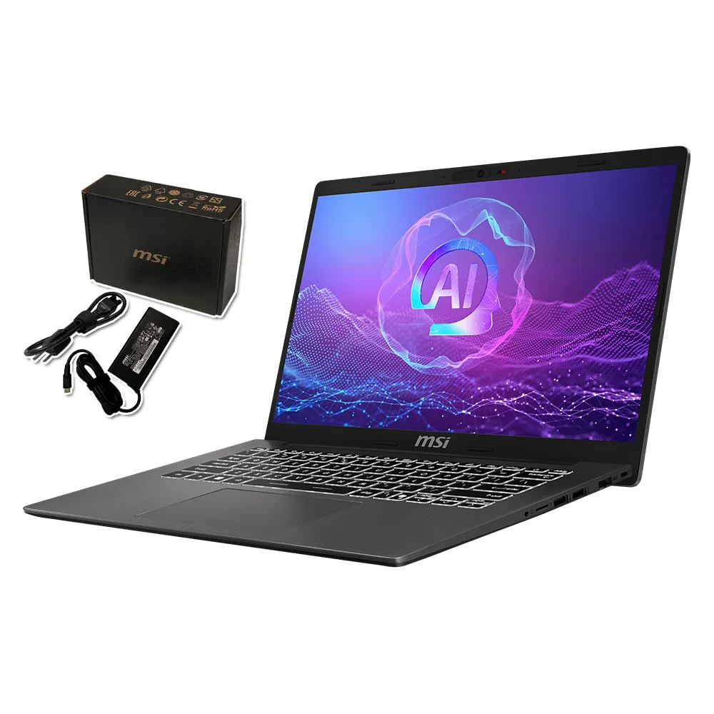 【MSI 微星】▲特仕版 14吋 商務筆電(Modern A14 AI+ F3HMG-026TW/Ryzen AI 5 330/16G/512G SSD/Win11/灰)