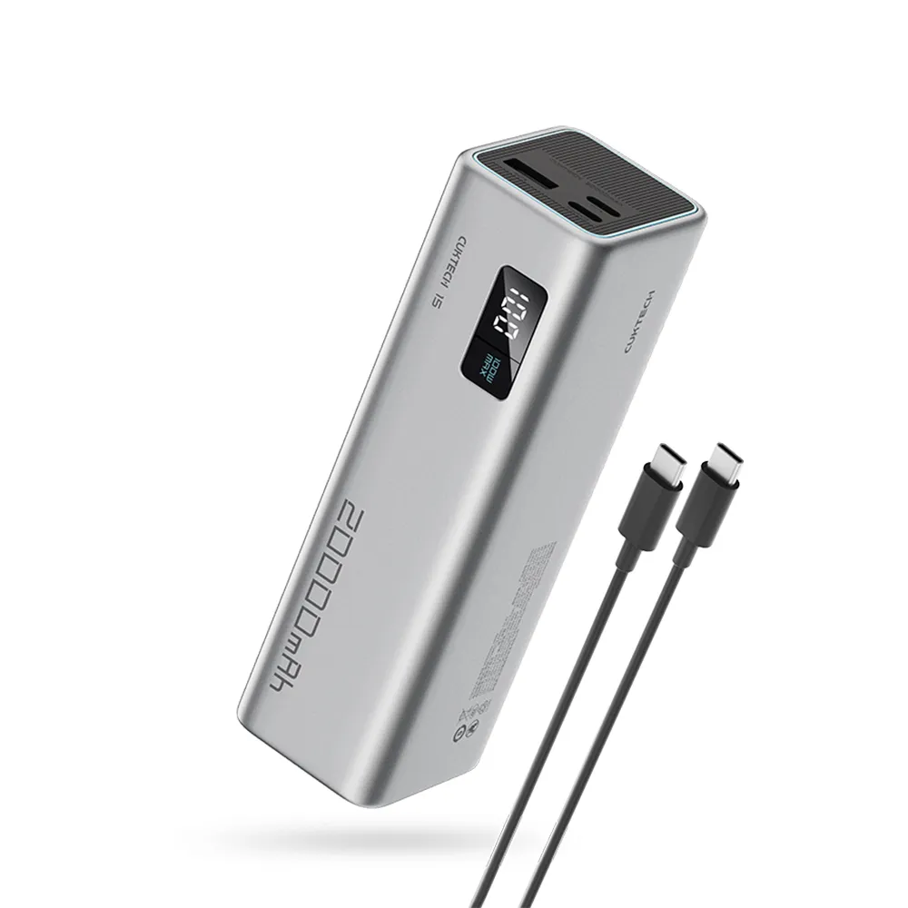 【CUKTECH 酷態科】15號SE 20000mAh 100W 2C1A 行動電源(PB200 Wh 數顯 可充筆電 大陸3C認證 CCC)