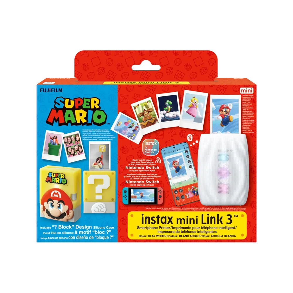 【FUJIFILM 富士】instax mini Link3 超級瑪利歐特別版 印相機 原廠公司貨