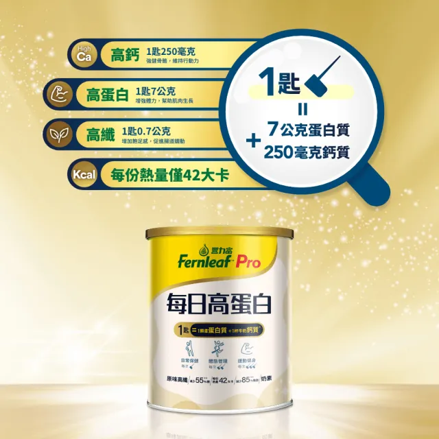 【豐力富】官方經營 ★新上市 買一送一★ 每日高蛋白配方400gx2罐組
