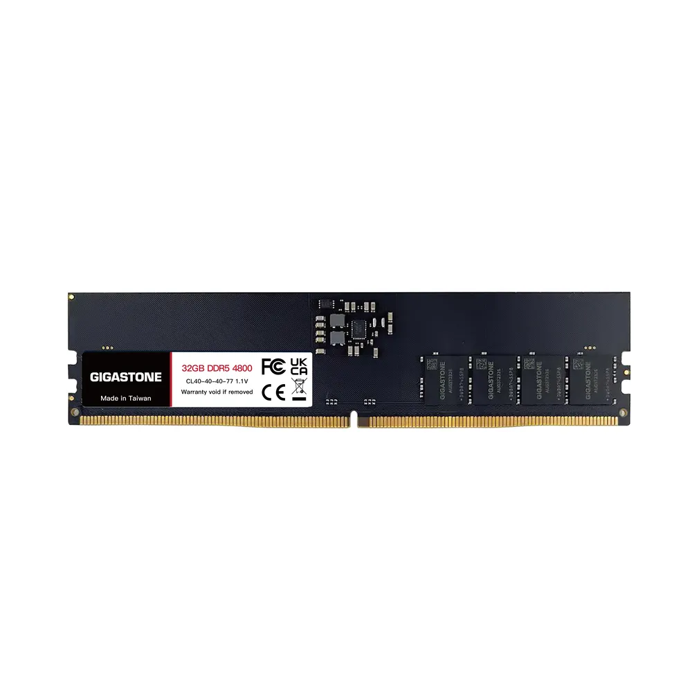 【GIGASTONE 立達】DDR5 4800MHz 32GB 桌上型記憶體單入(PC專用)