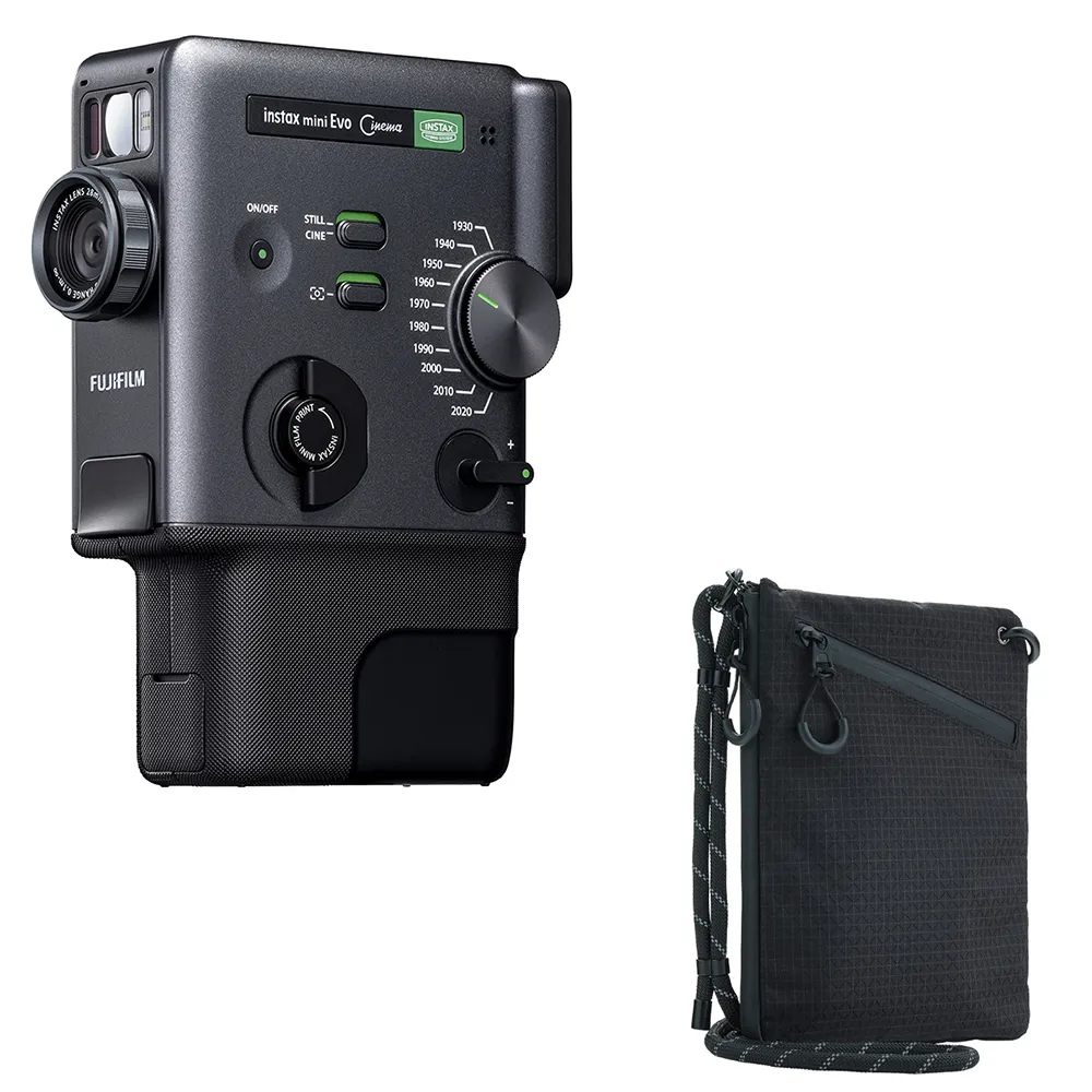 【FUJIFILM 富士】富士 FUJIFILM instax mini Evo Cinema 混合式數位馬上看相機 可錄影 恆昶公司貨