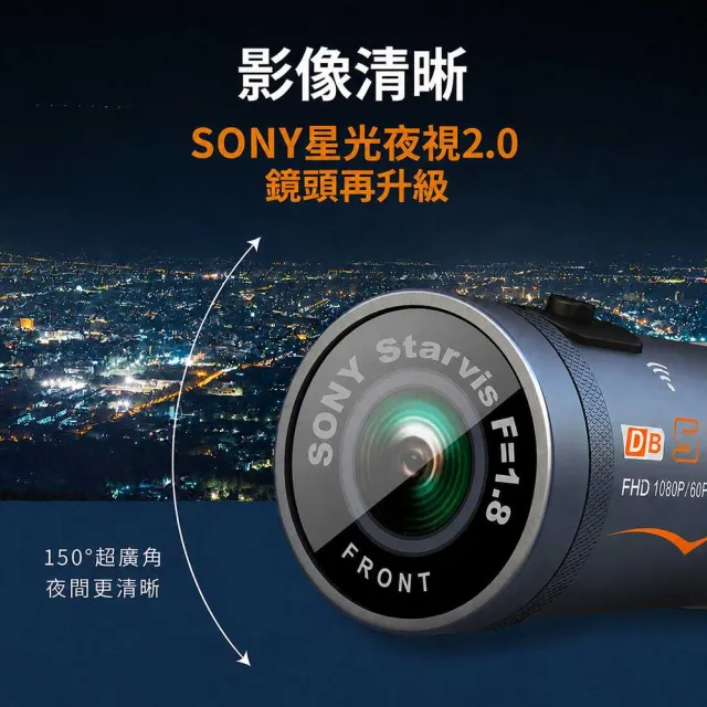 【LOOKING 錄得清】2026全新升級 DB5 Lite版 便攜式機車行車記錄器 贈32G記憶卡(機車行車紀錄器)