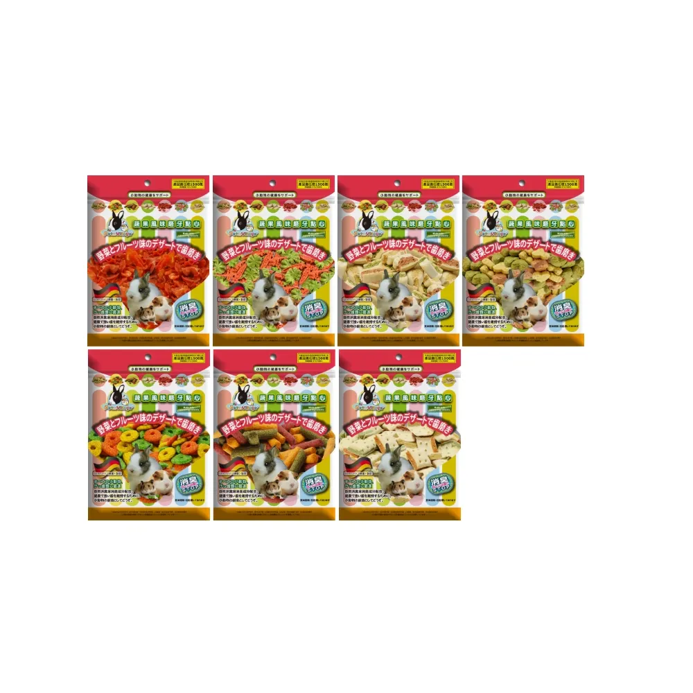 【Pet Village 魔法村】鼠兔用綜合磨牙餅 100-120g(5包組)