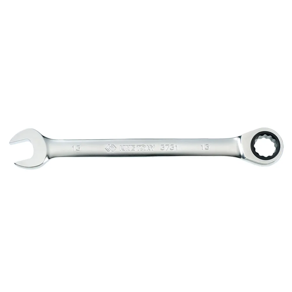 【KING TONY 金統立】專業級工具 單向快速棘輪扳手 19mm(KT373119M)