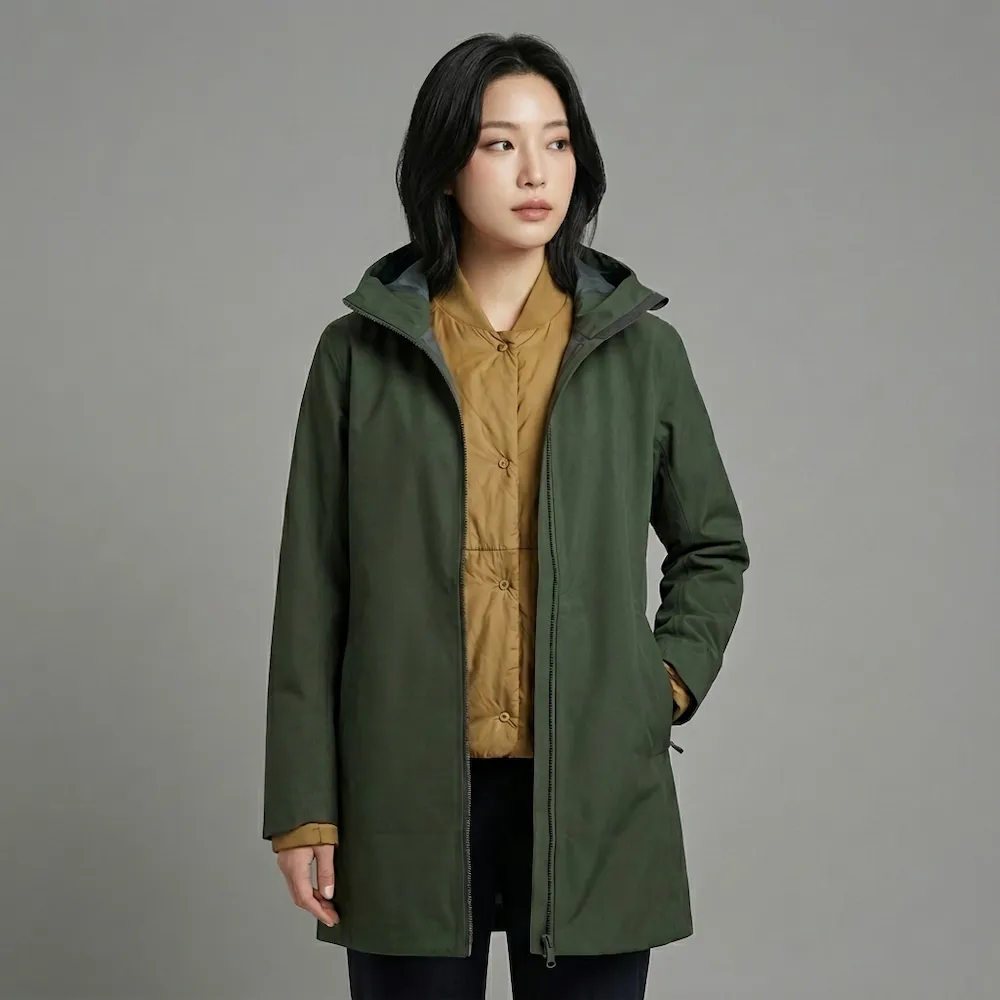 【Natuos】女款 三合一防水絎縫外套 | NS24WJ301