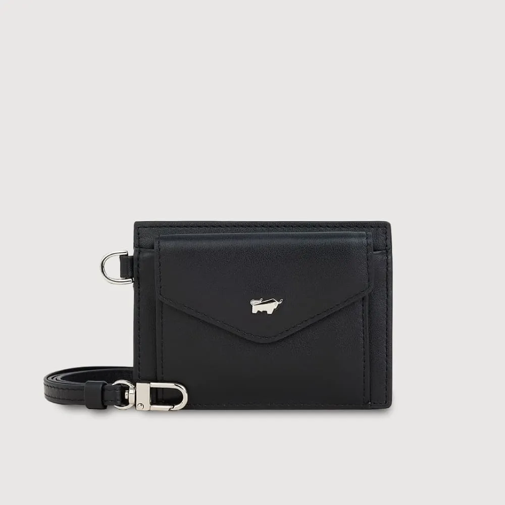 【BRAUN BUFFEL 德國小金牛】維那斯-B 證件夾-黑色(BF849-170-BK) 送禮推薦