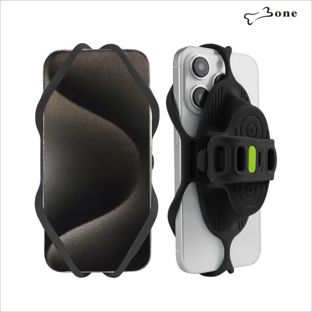 【Bone 蹦克】單車手機綁 5 Pro (自行車手機支架/龍頭/環保矽膠/可水洗/彈性綁帶)
