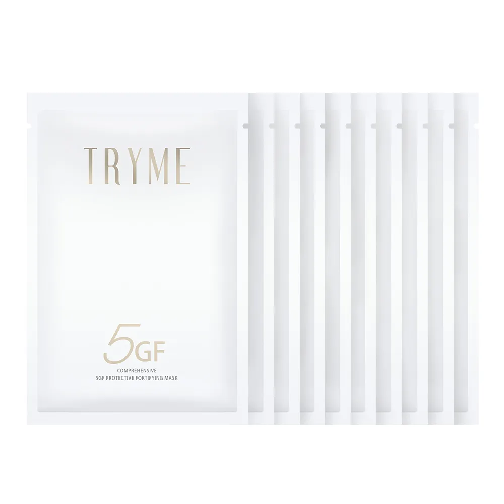 【TRYME 詩朵】5GF極光精萃甦活水潤面膜x2包(5片/包)