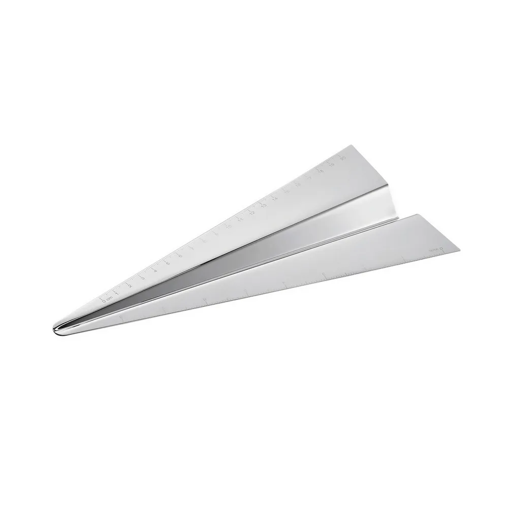 【PHILIPPI】德國 Airplane紙飛機不鏽鋼直尺 20cm / 量尺 伸縮捲尺 量衣尺 聖誕禮物 年末送禮