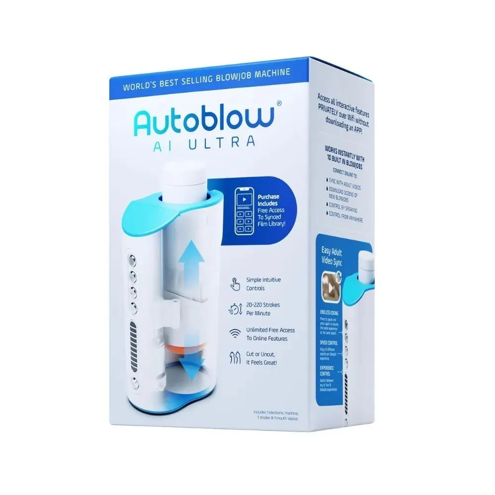 【Dr. 情趣】AutoBlow｜奧創 AI Ultra｜未來AI智慧擬態飛機杯(多段變頻｜電動伸縮飛機杯｜智能互動自慰杯)