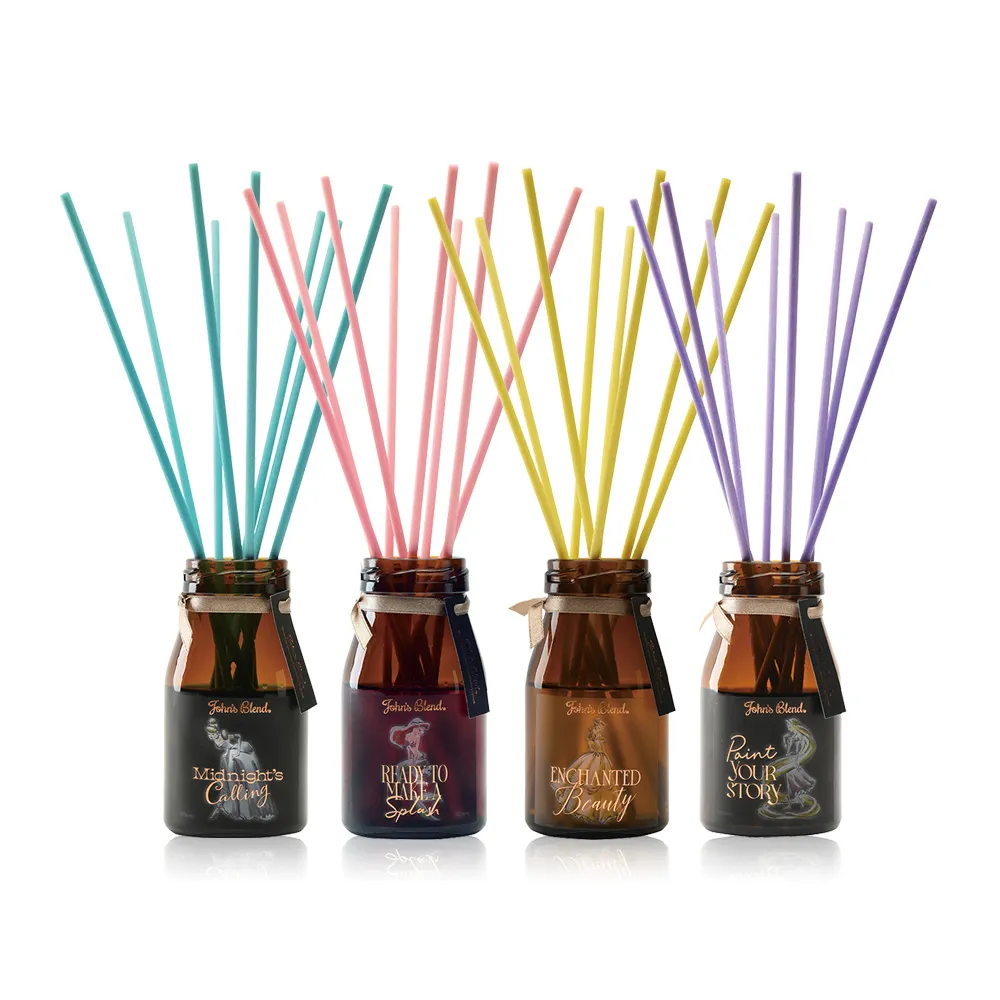 【John’s Blend】迪士尼公主系列香氛除臭噴霧280ml+擴香瓶140ml(公司貨/任選/2入組)