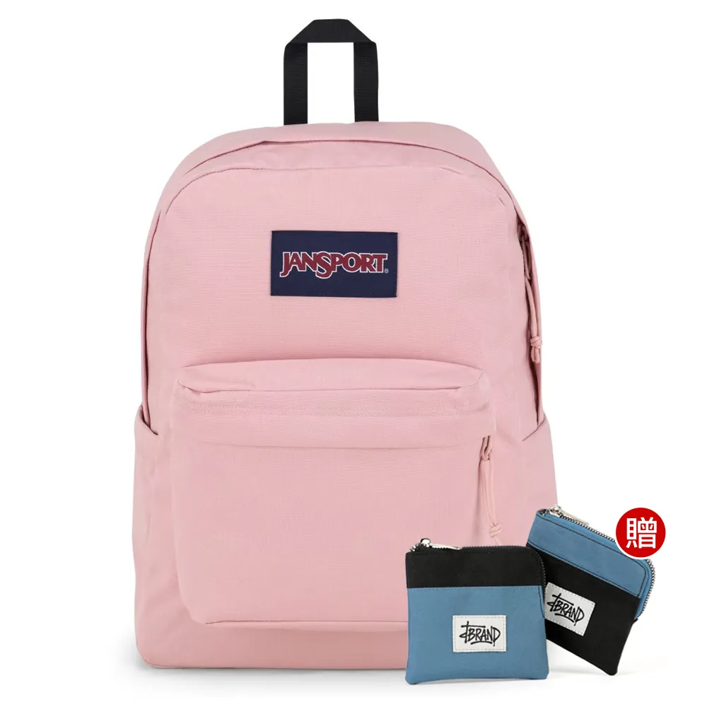 【JANSPORT】雙11 SUPERBREAK PLUS 系列後背包(玫瑰粉)
