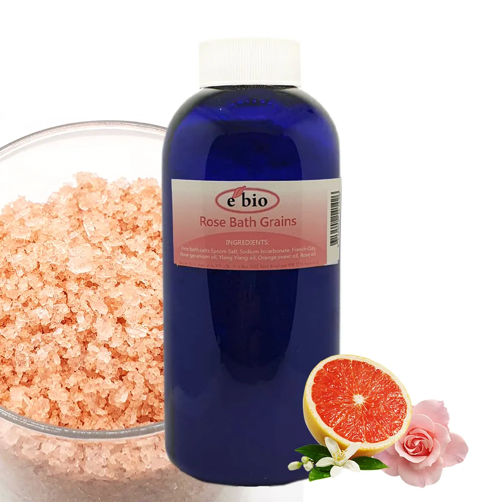 【ebio 伊比歐】玫瑰愛人精油礦物浴鹽(500g)