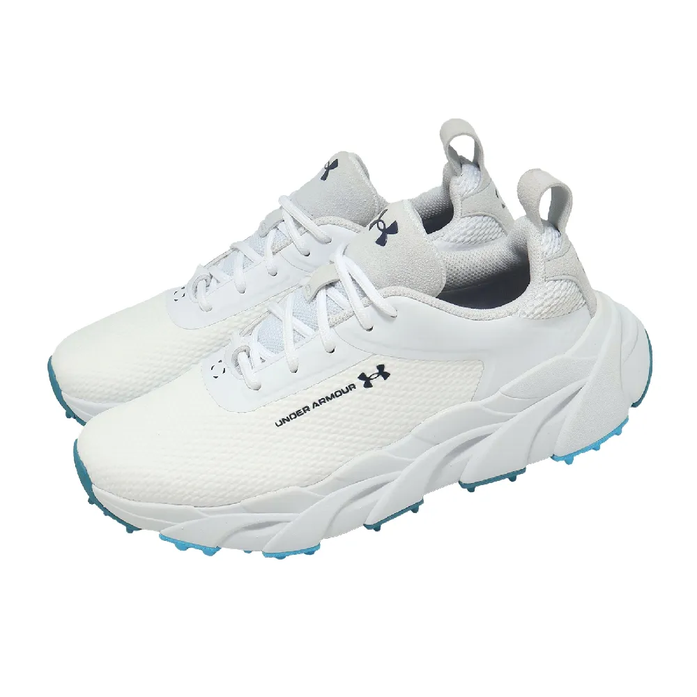 【UNDER ARMOUR】高爾夫球鞋 W Halo Hybrid SL 女鞋 白 防水鞋面 緩震 6009284100