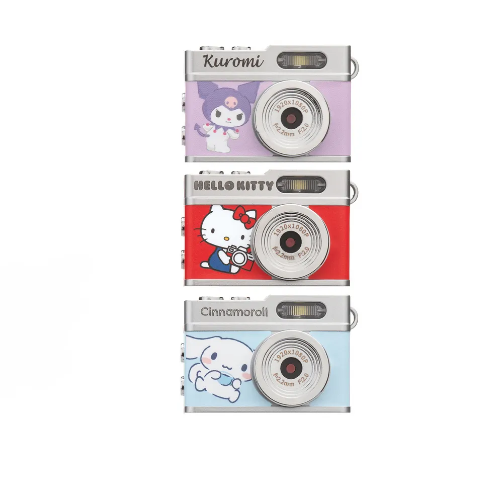 【SANRIO 三麗鷗】迷你Mini數位拍照錄影相機(Hello Kitty/大耳狗/酷洛米)