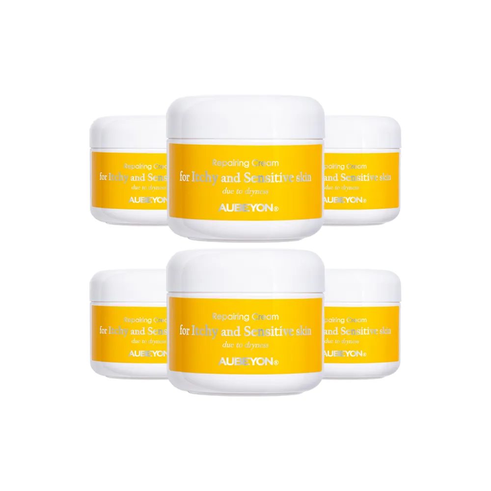 【AUBEYON 鶴貝雍】安敏養護霜65g(特惠組合5+1)(急速修護乾癢泛紅/高機能法、德國植萃維他命速效舒緩)
