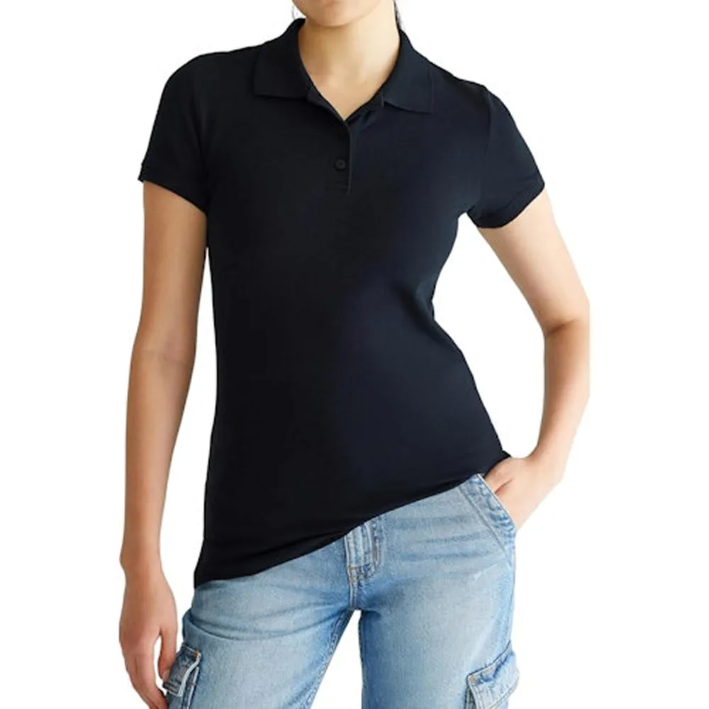 【Aeropostale】2025女時尚典雅寶藍色短袖POLO-網