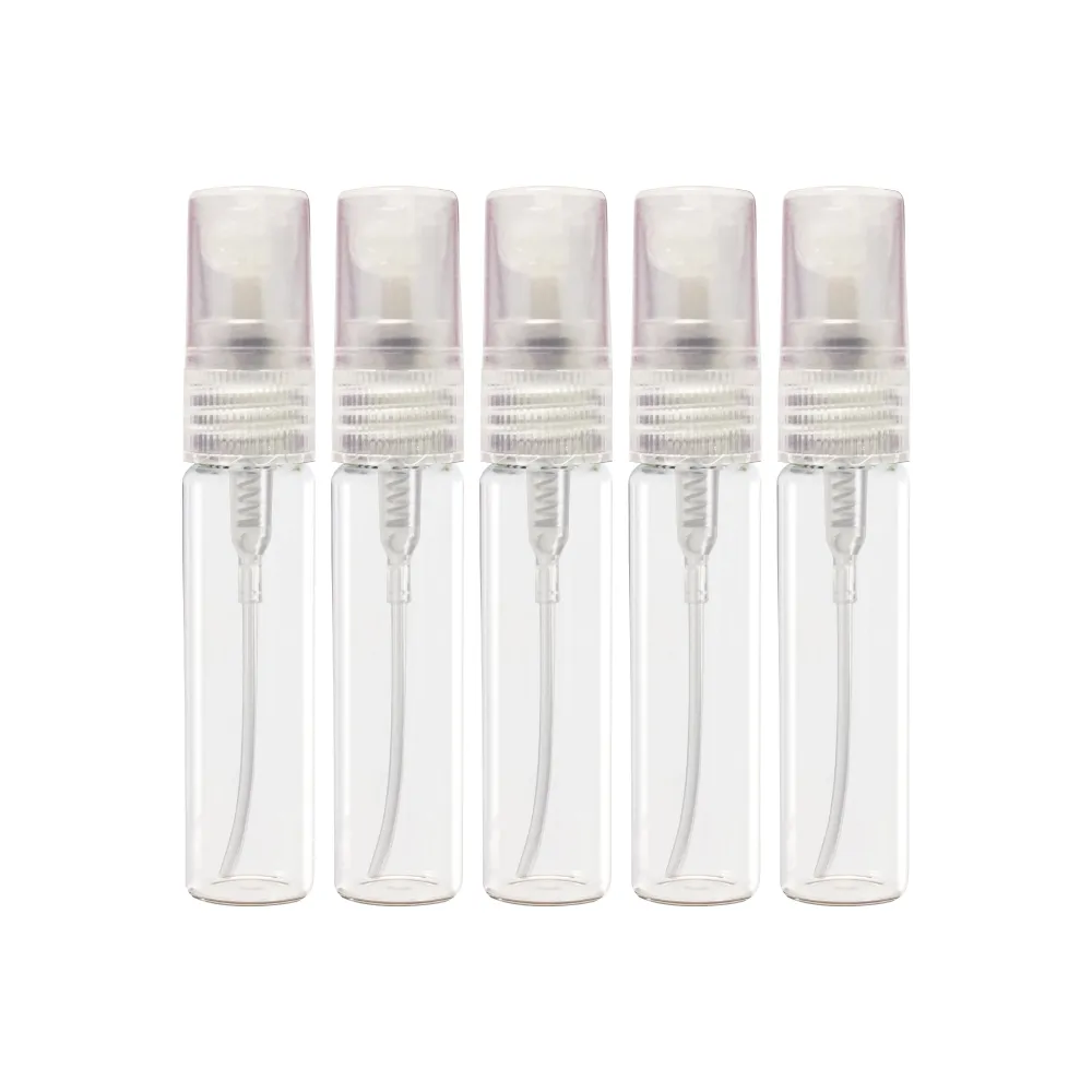 【MYBeauty】15入旅行便攜液體噴霧玻璃分裝瓶5mL(香水分裝小噴瓶/玻璃分裝/旅用分裝罐/按壓式噴霧瓶)
