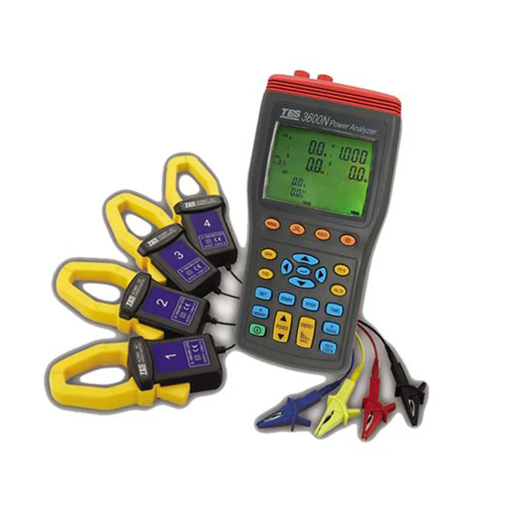 【TES 泰仕】TES-3600N 三相電力分析儀 USB介面(三相電力分析儀 電力分析儀)