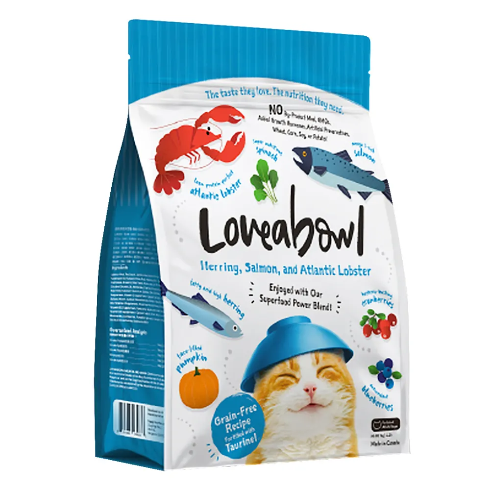 【Loveabowl 囍碗】無穀天然糧-全齡貓-頂級鯡魚&鮭魚&大西洋龍蝦4.1kg