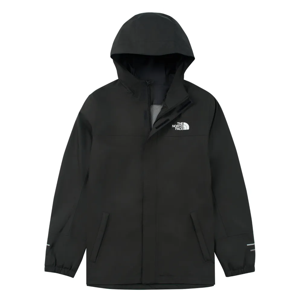 【The North Face】北面兒童黑色DryVent防水透氣衝鋒衣｜8A48KX7(外套)