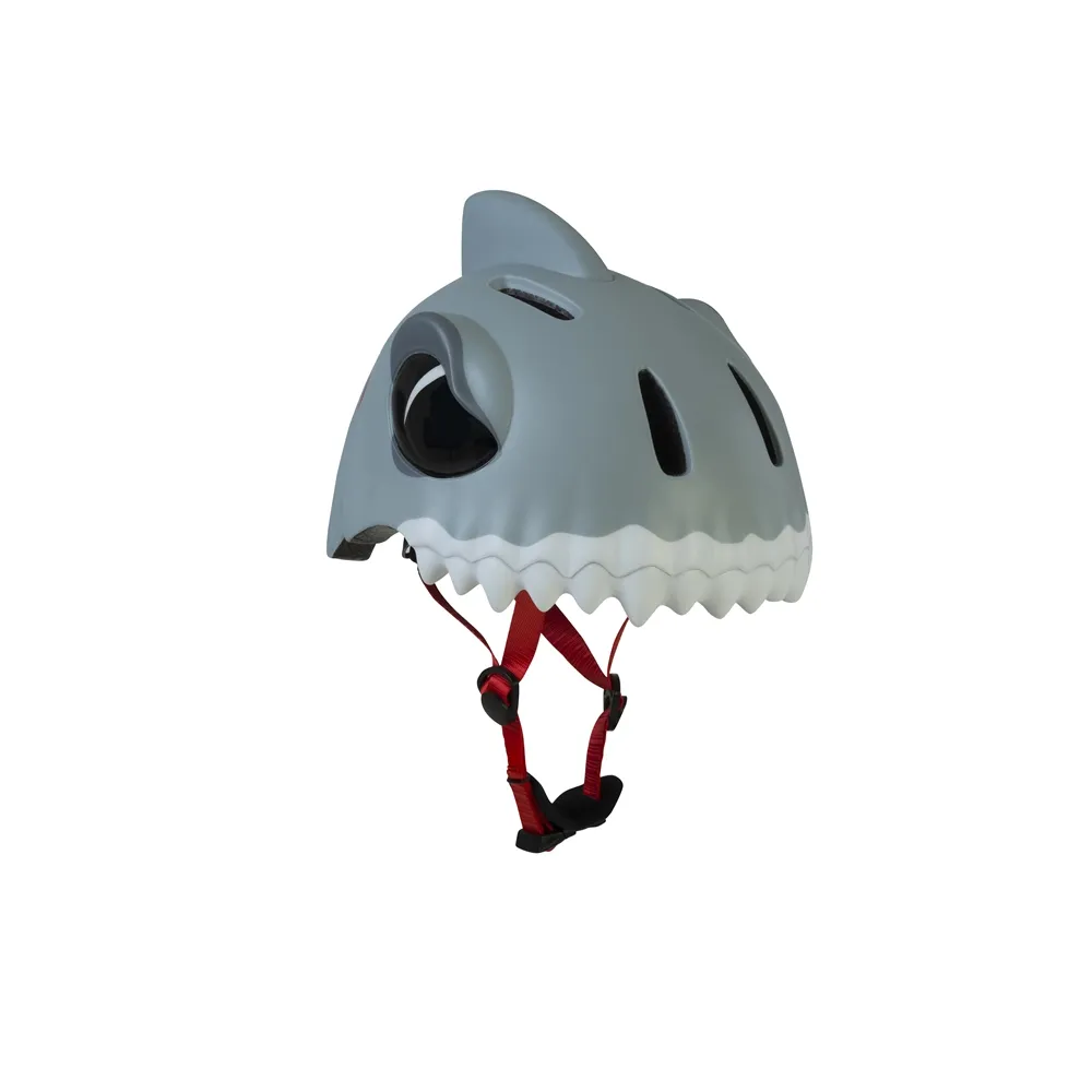 【MAF 蔓侒菲】3D安全帽-灰鯊魚S碼小童帽/M碼大人帽/平衡車/自行車/直排輪/滑板/攀岩(丹麥品牌crazysafety)
