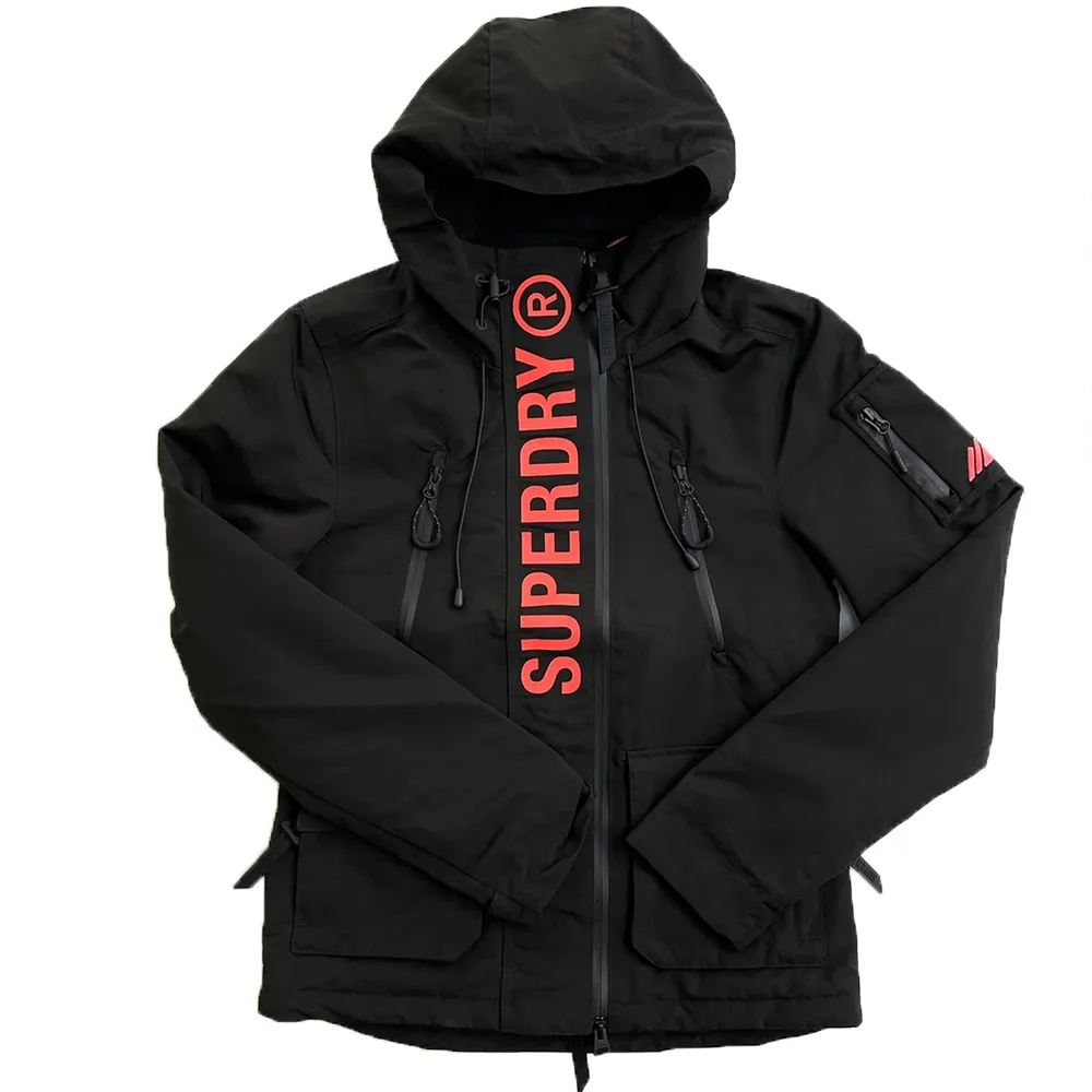 【Superdry】女外套  冬季新款 鋪棉 防水拉鍊 superdry 連帽 外套 雙拉鍊 防風外套 平輸品(防風外套9304)