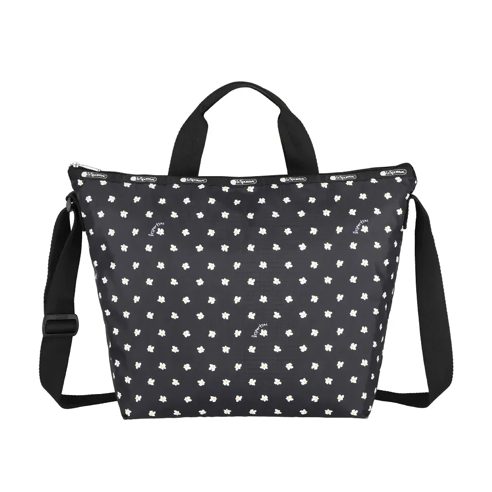 【Lesportsac】手提肩背兩用托特包 購物袋 送禮 禮物 推薦 女包(俏皮小雛菊)