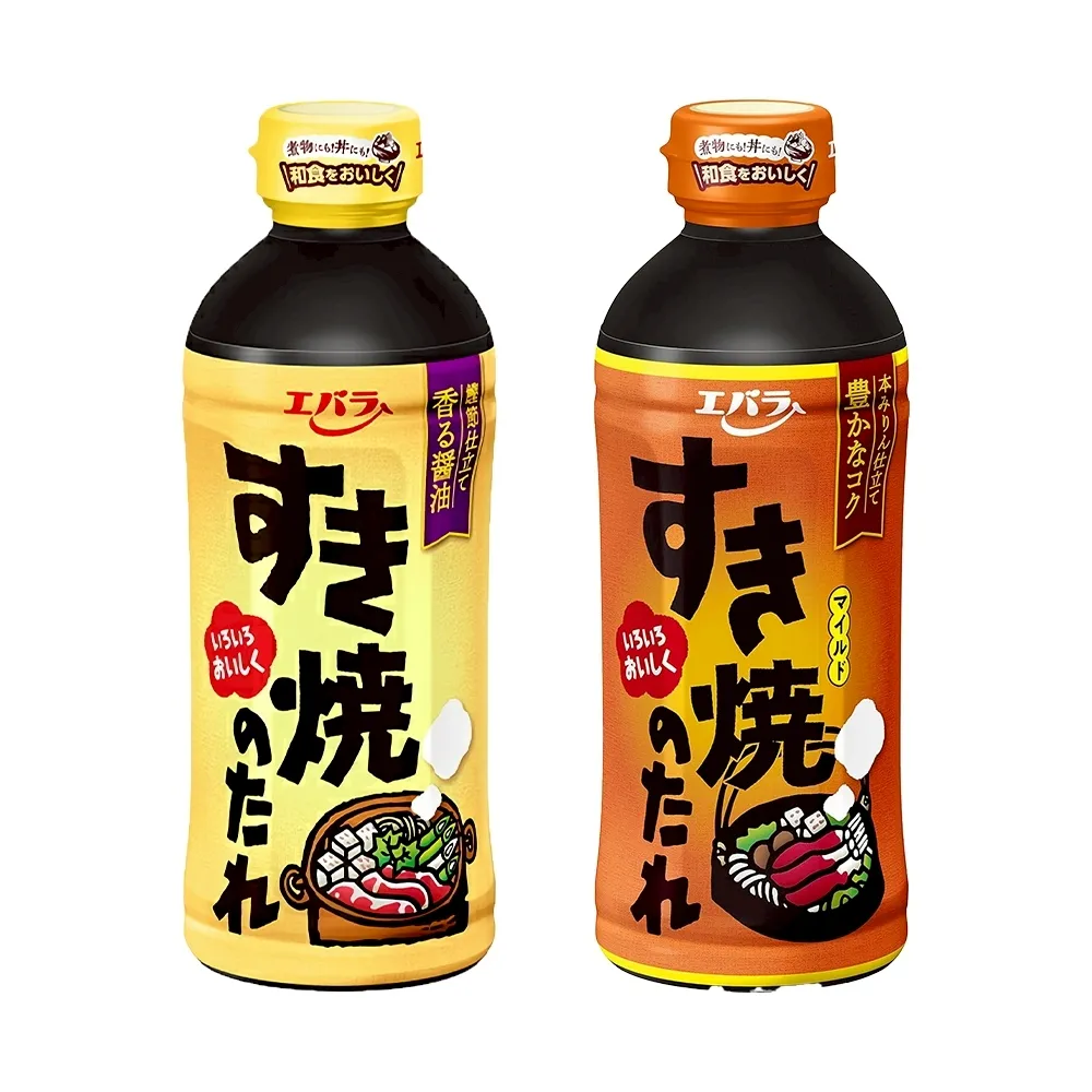 【Ebara】日本壽喜燒醬關西/關東風味(4瓶組_500ml/瓶)