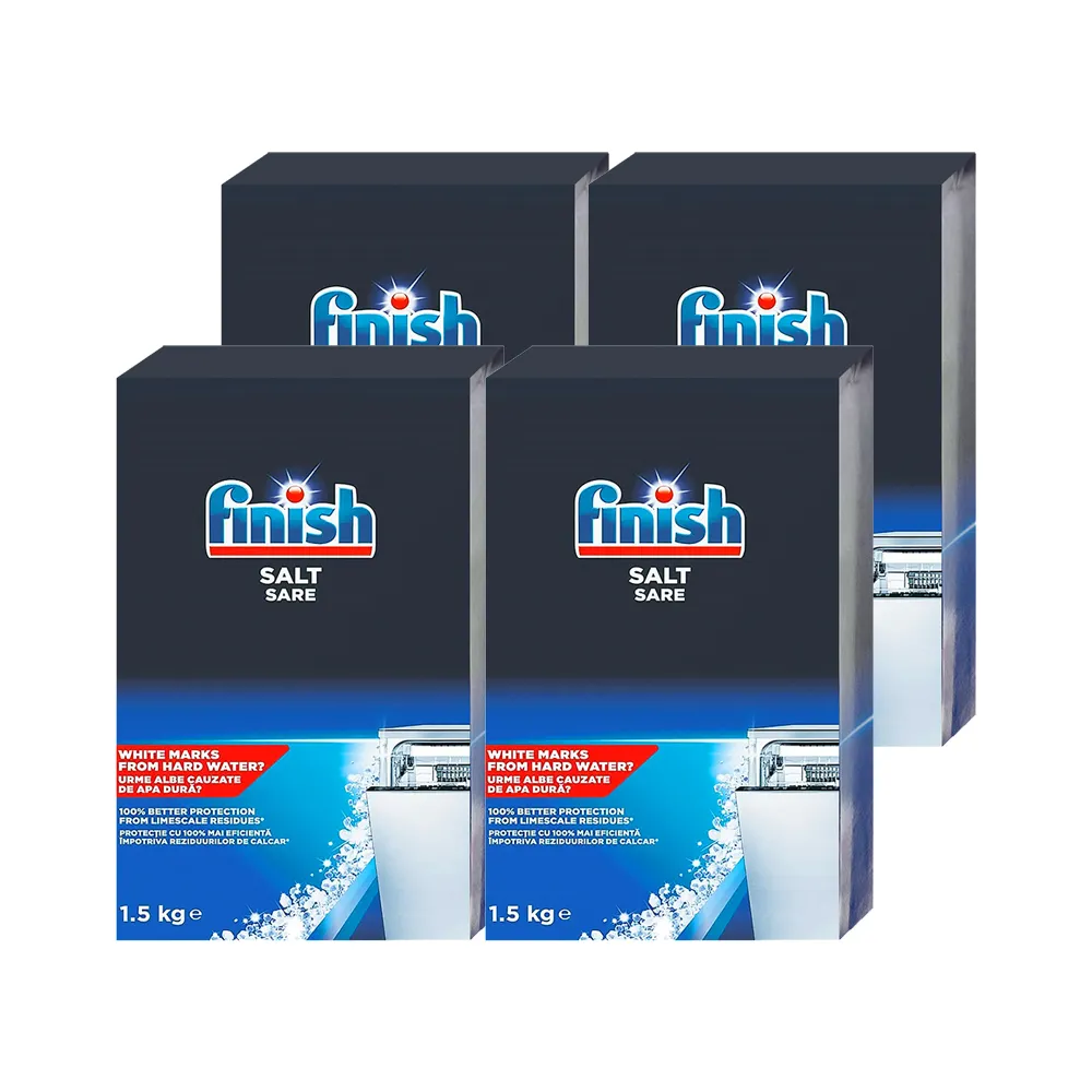 FINISH 洗碗機專用軟化鹽1.5kgx4入(平輸)