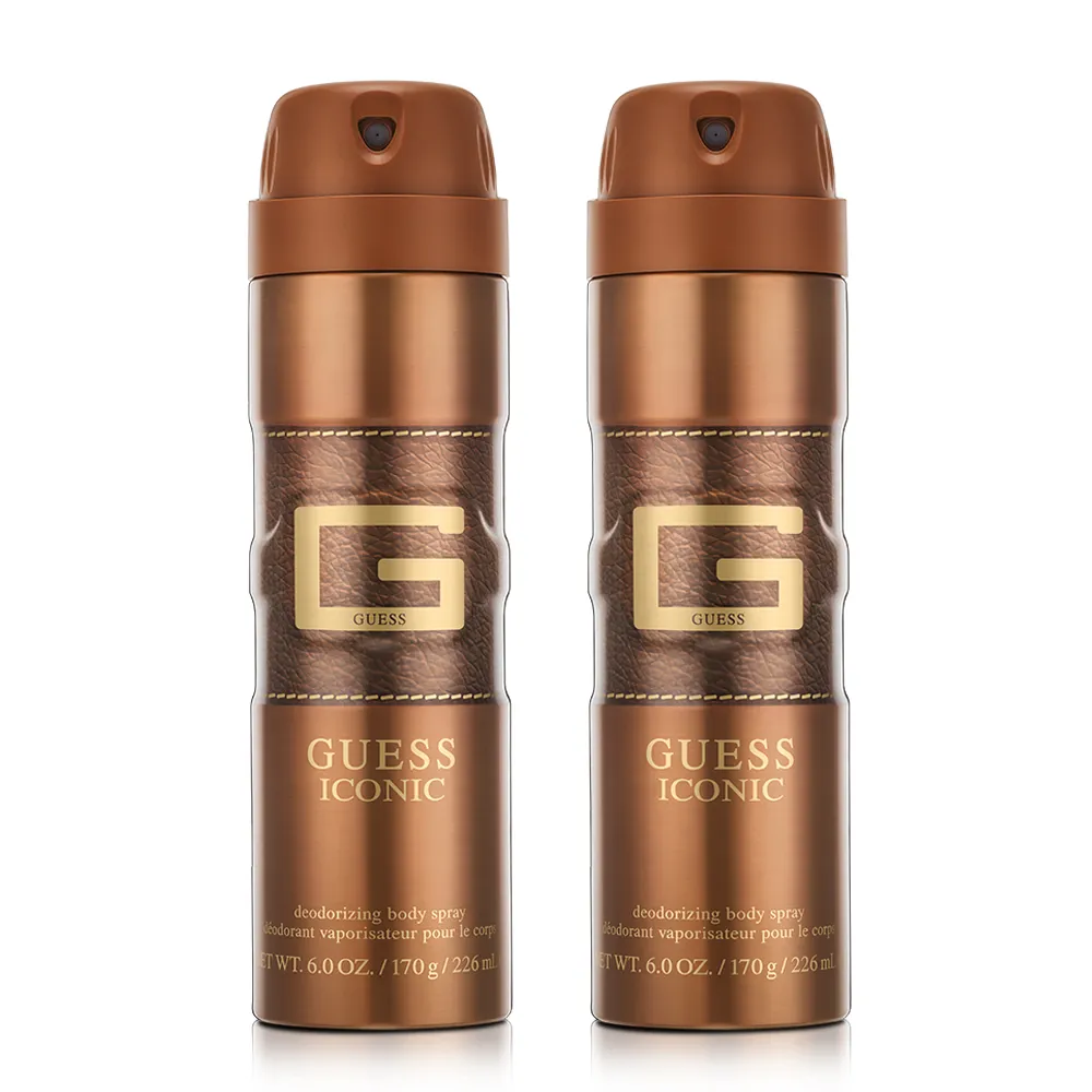 【GUESS】鎏金典藏男性香氛體香噴霧170gX2入(專櫃公司貨-1+1超值組)