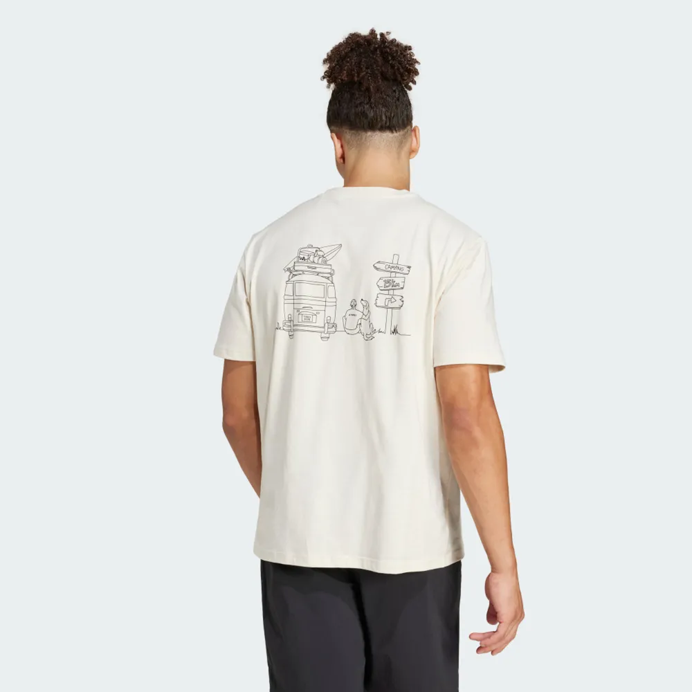 【adidas 愛迪達】Xpl Polygiene T 男 T恤 運動上衣 休閒短袖 米 亞版(JI8314)