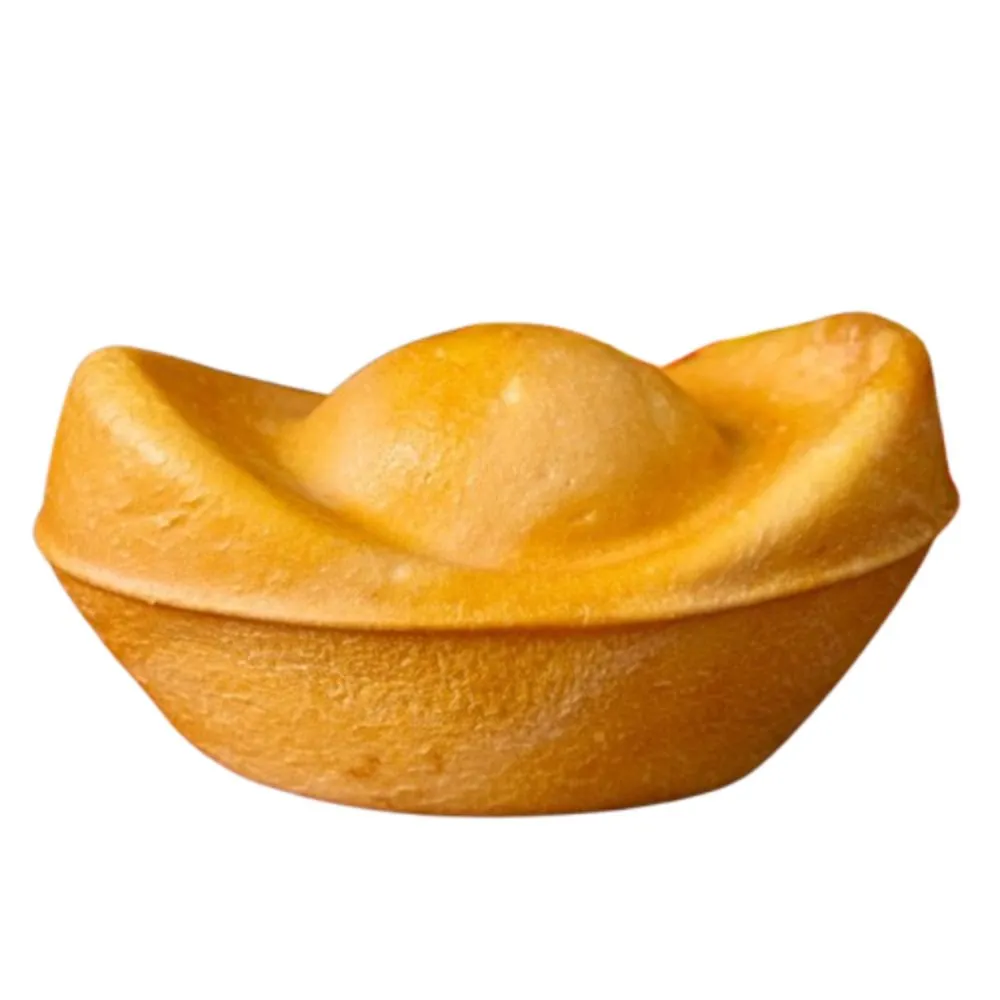 【BAKER 胖大師】招財元寶麵包10入組(麵包；早餐；點心；新年；招財；元寶)